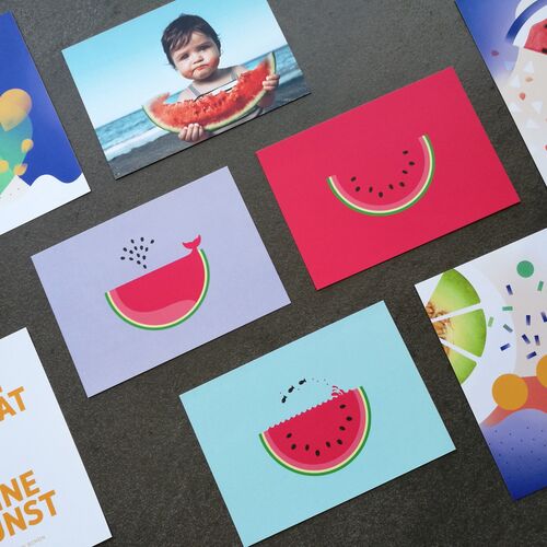 Postkarten-Set mit Illustrationen von Tim Werndli und Anita Bolli