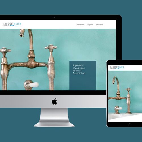 Responsive Website für Landolt Maler AG