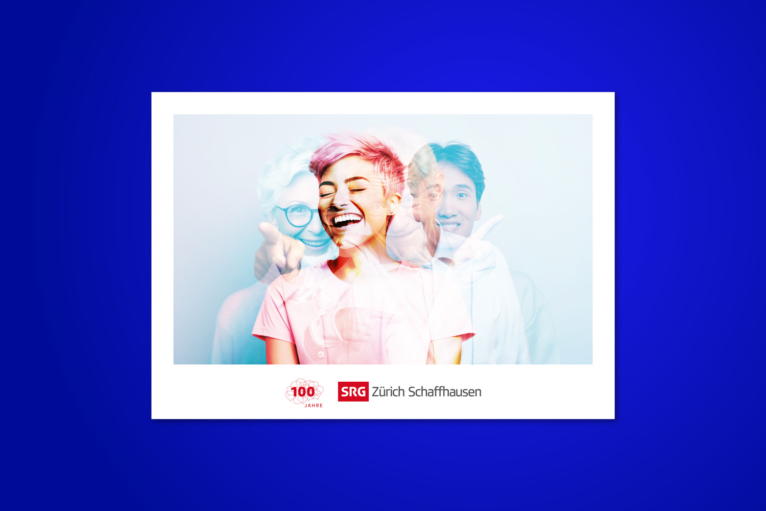 Kampagnenbild für die Vernissage Töne & Talks zum 100-Jahr-Jubiläum