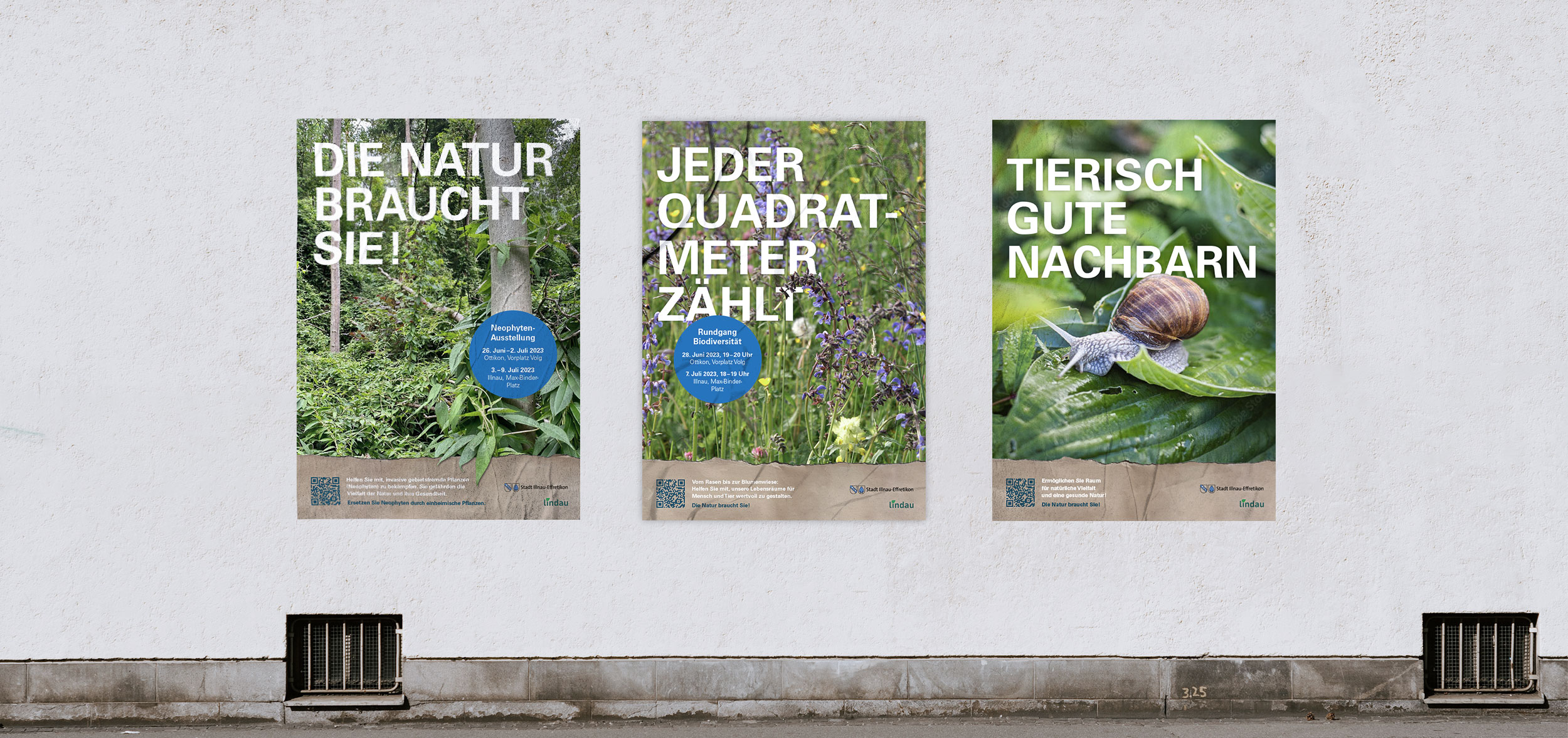 Poster, Plakate Kampagnen Biodiversität